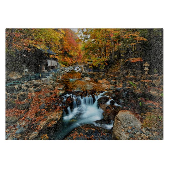Planche À Découper Les cascades | Takaragawa Onsen Osenkaku, Japon (Devant)