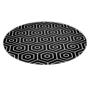 Planche À Découper Les hexagones donnent au motif géométrique