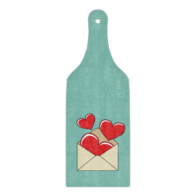 Planche À Découper Lettre de love (Devant)
