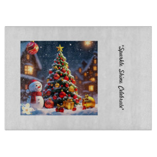 Planche À Découper "L'heure de Noël"