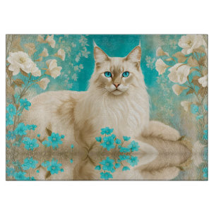 Planche À Découper Lilac Lynx Point Siamese Portrait Art