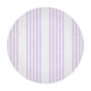 Planche À Découper Lilac violet et blanc cinq bandes motif