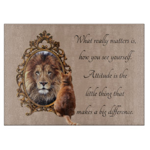 Planche À Découper Lion d'inspiration pour lunettes de chat Vintage