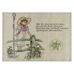 Planche À Découper Little Bo-Peep : Pépinière classique Kate Greenawa