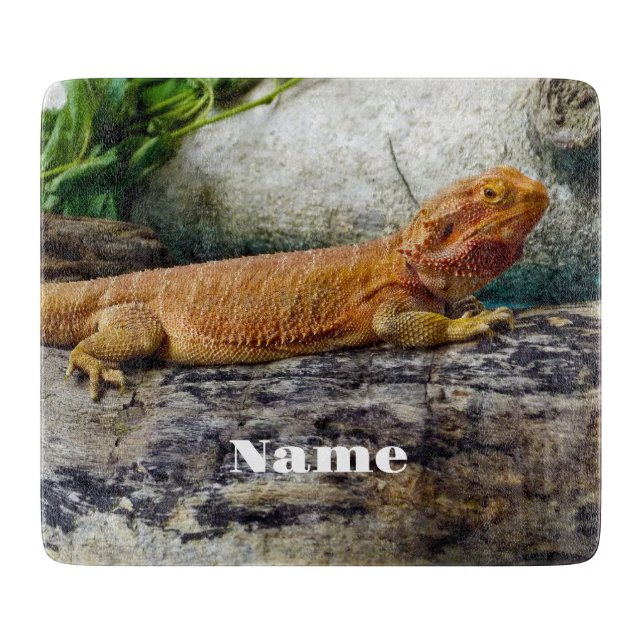 Planche À Découper Lizard de dragon à tête adulte (Devant)