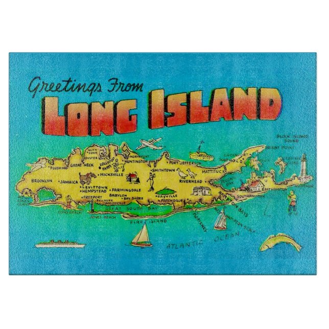 Planche À Découper Long Island 15x11 Cutting Board (Devant)