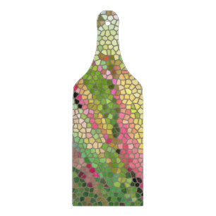 Planche À Découper Look en verre coloré multicolore