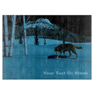 Planche À Découper Loup d'hiver - Tapetum Lucidum