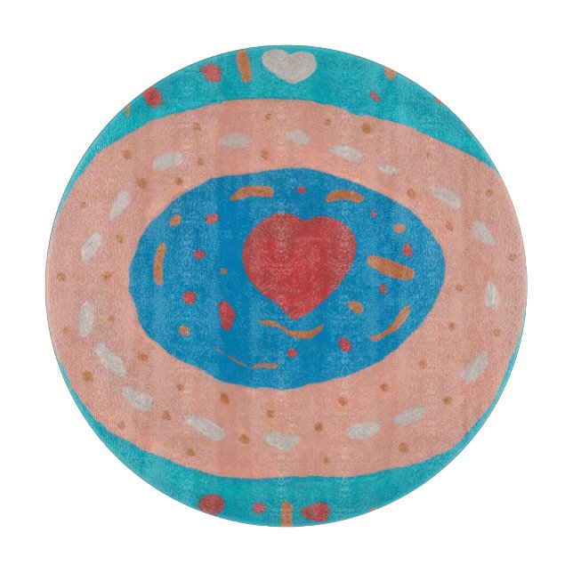 Planche à découper Love Circles (Devant)