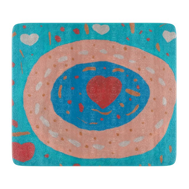 Planche à découper Love Circles (Devant)