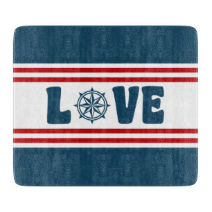 Planche À Découper Love nautique design