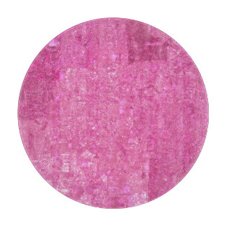 Planche À Découper Lumineux rose Abstrait Mosaïque brillant