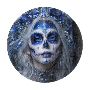 Planche À Découper Lune de saphir Calavera – Céleste Bleu