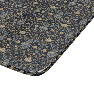 Planche À Découper Luxe Élégant Floral Filigrane