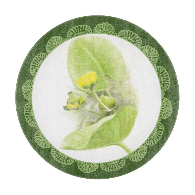 Planche À Découper Lys de fleurs (Devant)