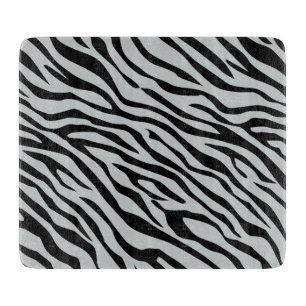 Planche À Découper Magic Zebra Stripes Click to Customize Grey Color