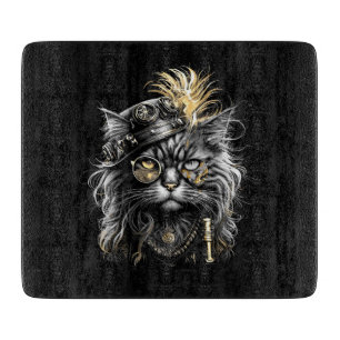 Planche À Découper Magnifique chat steampunk