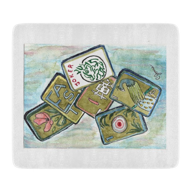Planche À Découper Mahjong Tiles (Devant)