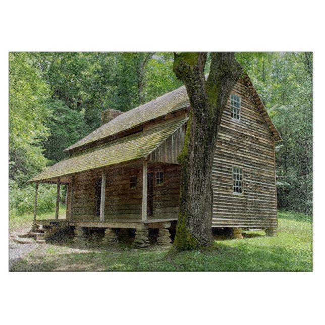 Planche À Découper Maison du XIXe siècle à Cades Cove, Tennessee (Devant)