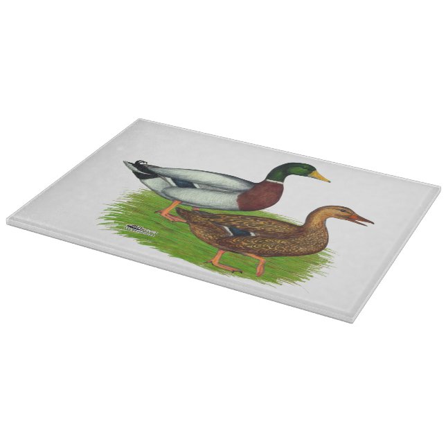 Planche À Découper Mallard Drake et Duck (Coin)