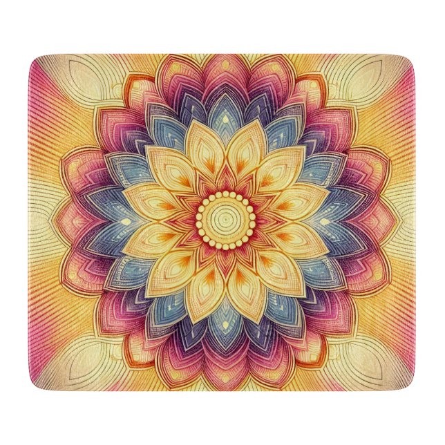Planche À Découper Mandala Cutting Board (Devant)