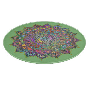 Planche À Découper Mandala Inde Style 1