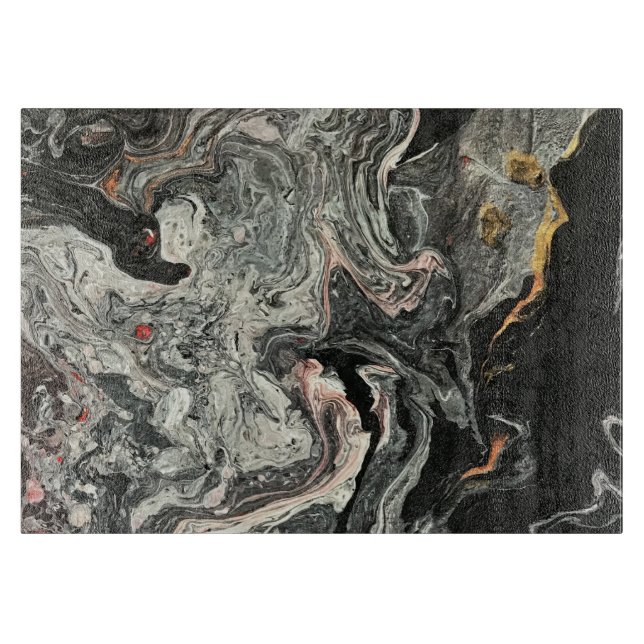 Planche À Découper Marbre de fluide d'agate (Devant)