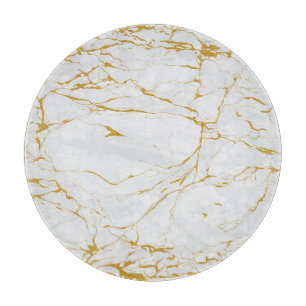 Planche À Découper Marbre Golden Texture Motif sans couture
