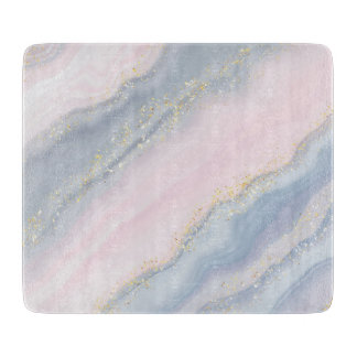 Planche À Découper Marbre Pastel Pierre Parties scintillant Texture A