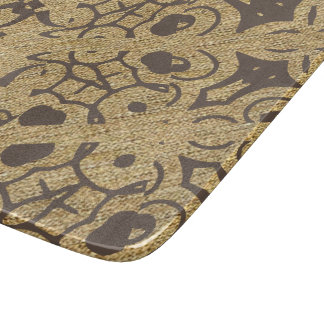 Planche À Découper Marron Design à motifs multi-texturés
