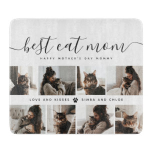Planche À Découper Meilleur Chat Maman : Custom Mother's Day Photo de