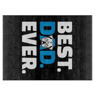 Planche À Découper Meilleur Chien Papa Jamais Bulldog Lover Anglais B