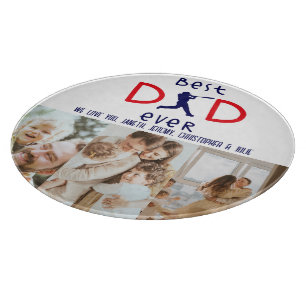 Planche À Découper Meilleur Papa Jamais mignon Baseball Keepsaké Fête