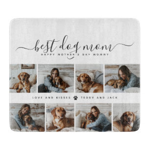 Planche À Découper Meilleure maman de chien : photo de chien personna