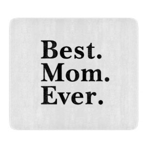 Planche À Découper Meilleure maman jamais typographie minimale