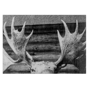 planche à découper mignon chalet à péage orignal