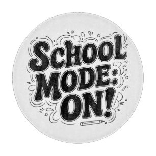 Planche À Découper Mode école : ON ! , Conception Vintage