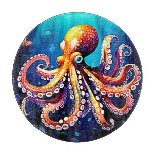 Planche À Découper Mode Octopus coloré