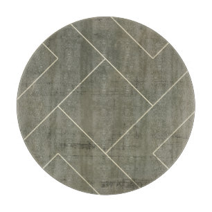 Planche À Découper Modèle abstrait avec des formes géométriques