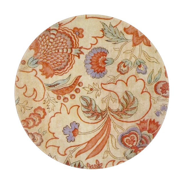 Planche À Découper Modèle floral antique de Chintz Paisley (Devant)