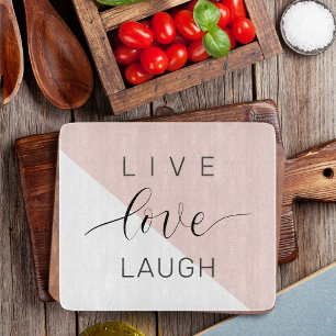Planche À Découper Modern Love Laugh Motivation positive