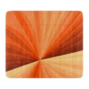 Planche À Découper Moderne Abstrait Orange Rouge Vanille Graphique Fr