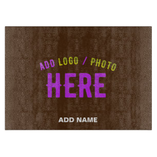 PLANCHE À DÉCOUPER MODERNE ET MODERNE PERSONNALISABLE BROWN VÉRIFIÉ