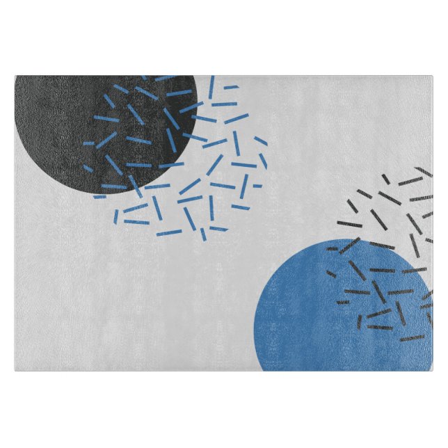 Planche À Découper Moderne, simple, cool, abstrait, motif graphique (Devant)