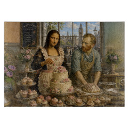 Planche À Découper Mona Lisa & Van Gogh Bake Off