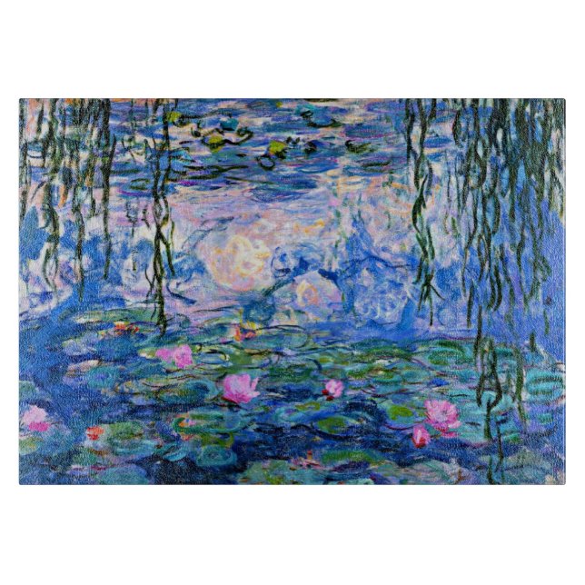 Planche À Découper Monet - Water Lilies, 1919, rose, (Devant)