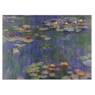 Planche À Découper Monet Water Lilies Chef-d'oeuvre Peinture