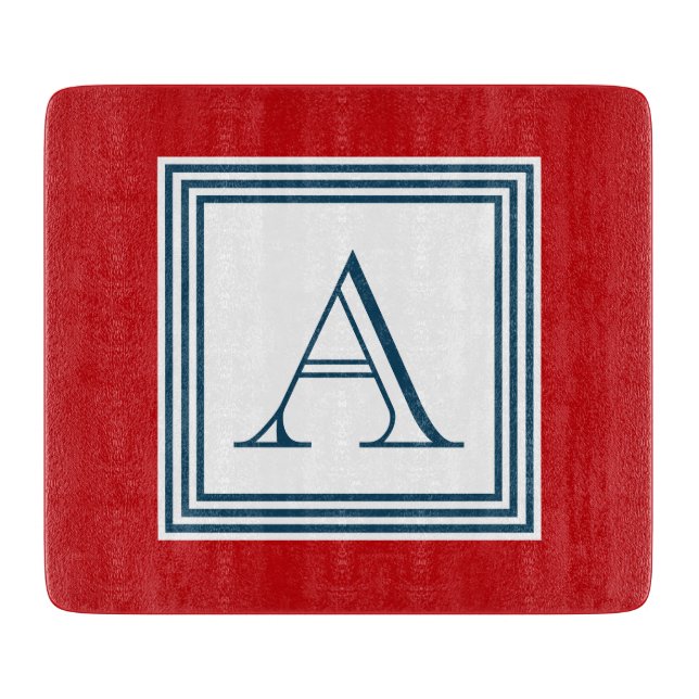 Planche À Découper Monogram design (Devant)