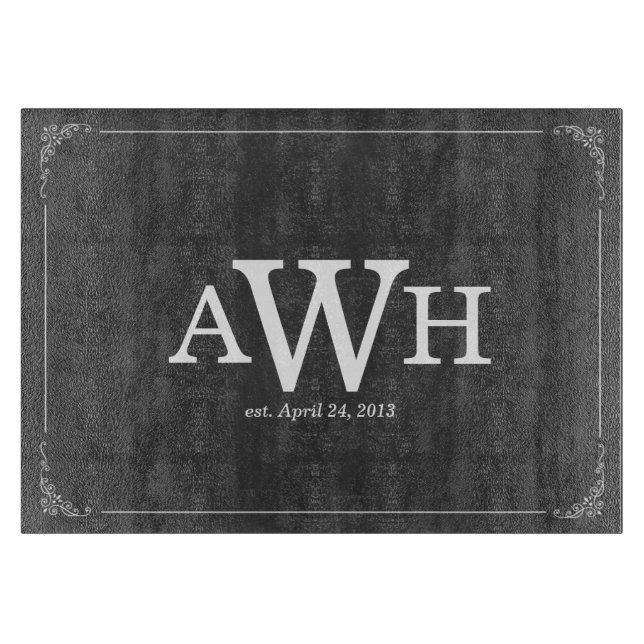 Planche À Découper Monogramme (Devant)