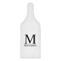 Monogramme personnalisé classique et boîte de coup